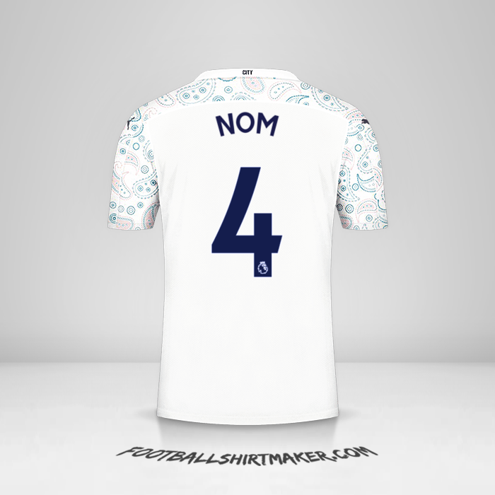 Maillot Manchester City 2020/21 Troisième -  nom - 4