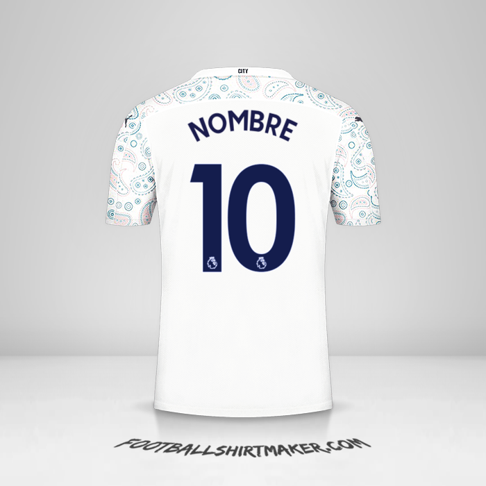 Jersey Manchester City 2020/21 Tercera -  nombre - 10
