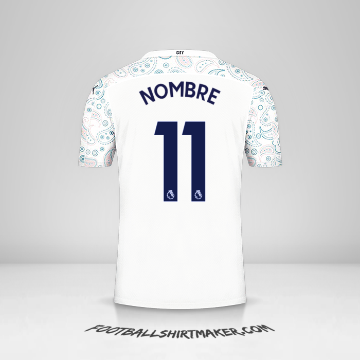 Camiseta Manchester City 2020/21 Tercera -  nombre - 11