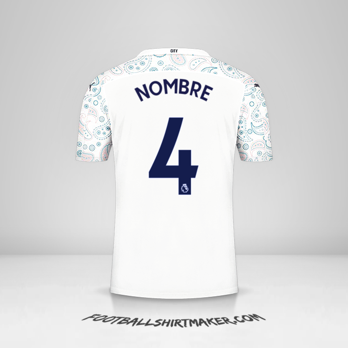 Camiseta Manchester City 2020/21 Tercera -  nombre - 4