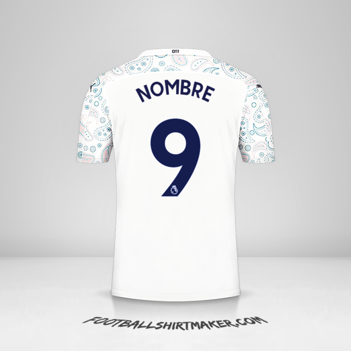 Camiseta Manchester City 2020/21 Tercera -  nombre - 9