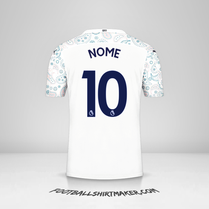 Camisa Manchester City 2020/21 Terceira -  nome - 10