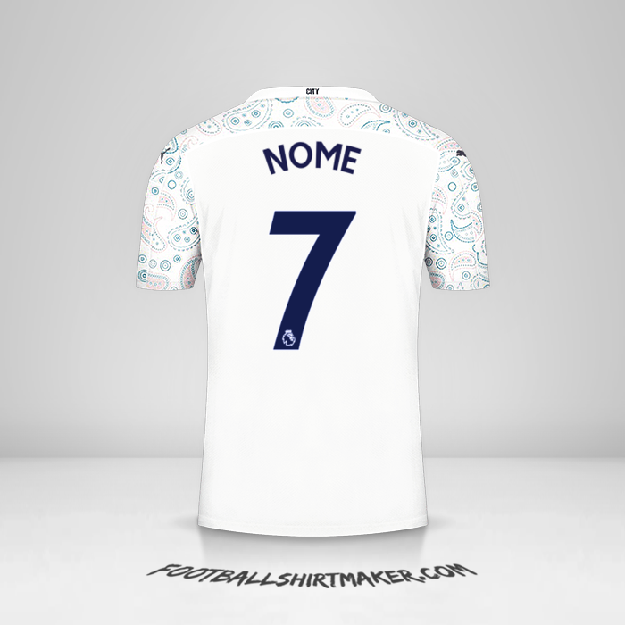 Maglia Manchester City 2020/21 Terza -  nome - 7