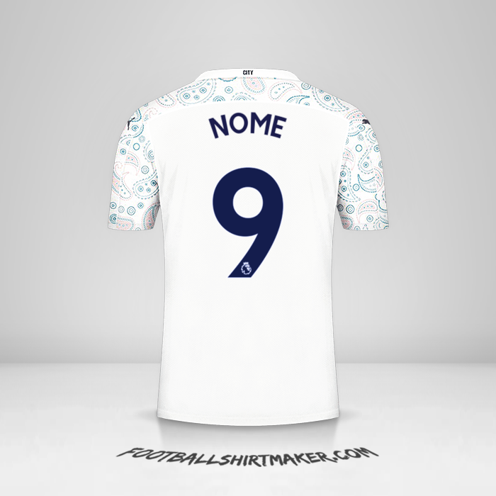 Maglia Manchester City 2020/21 Terza -  nome - 9