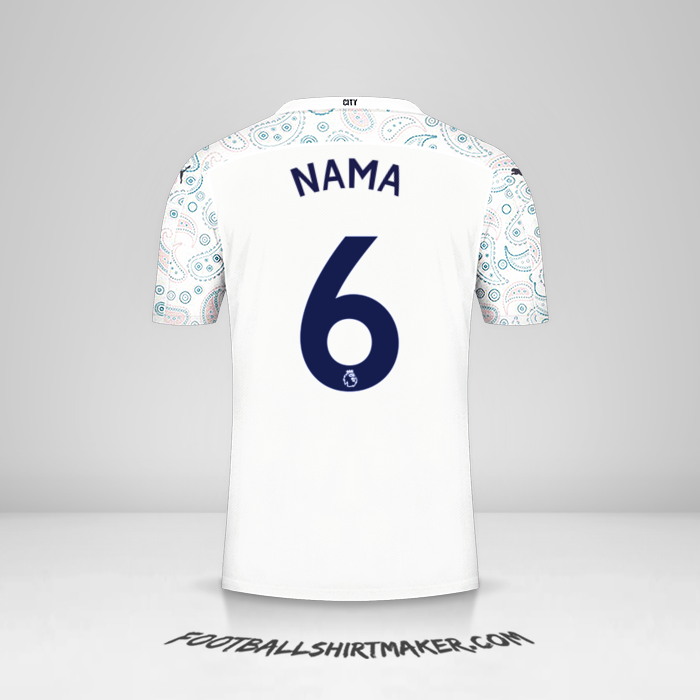 Jersey Manchester City 2020/21 Ketiga -  nama - 6