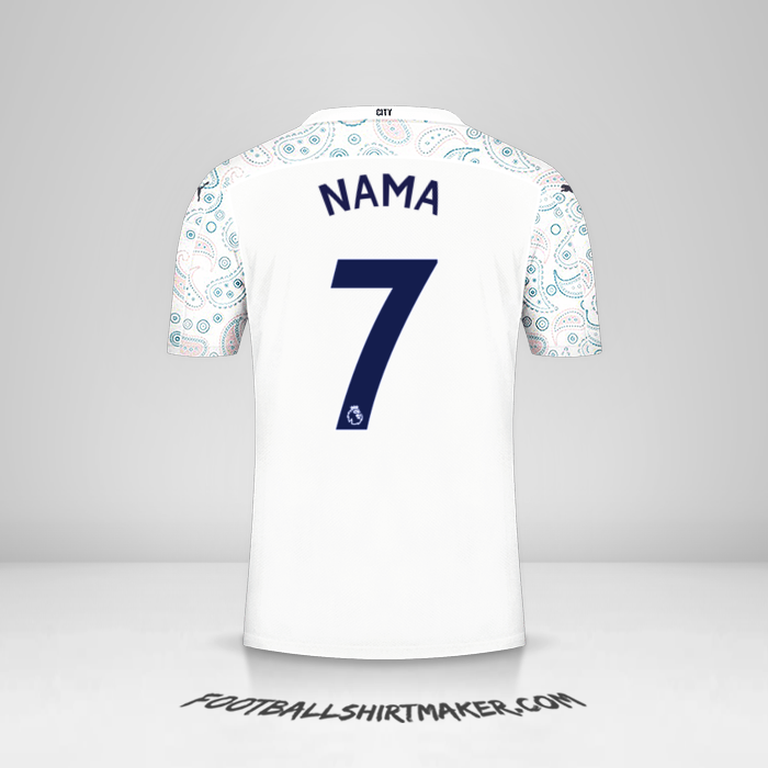 Jersey Manchester City 2020/21 Ketiga -  nama - 7