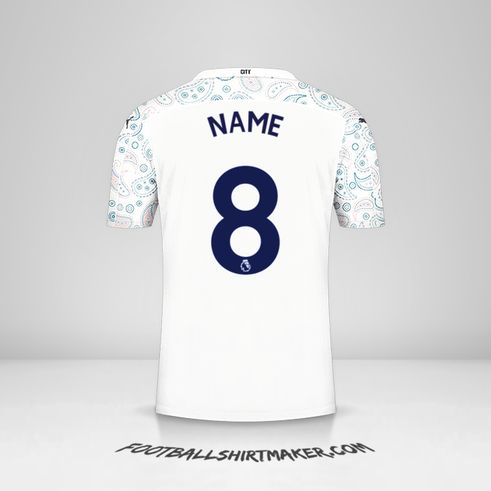 Trikot Manchester City 2020/21 Dritte -  name - 8