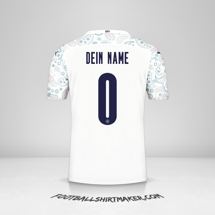 Trikot Manchester City Cup 2020/21 III -  dein name - 0