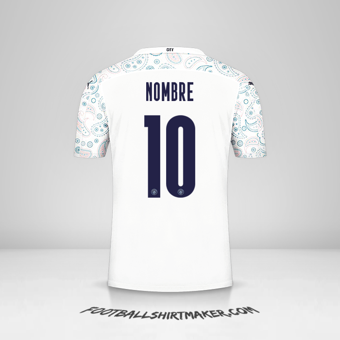 Camiseta Manchester City Cup 2020/21 Tercera -  nombre - 10