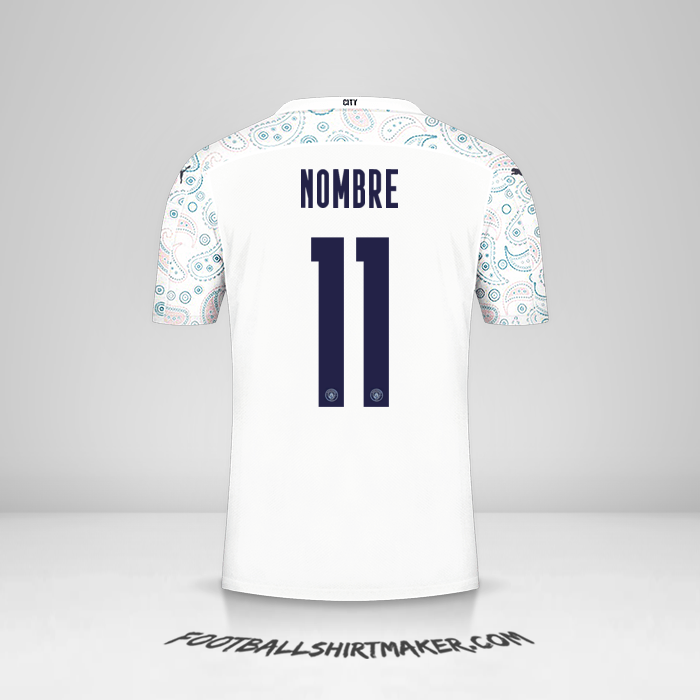 Camiseta Manchester City Cup 2020/21 Tercera -  nombre - 11