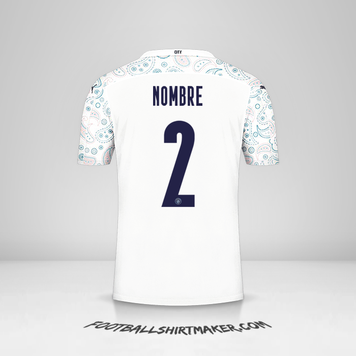 Jersey Manchester City Cup 2020/21 Tercera -  nombre - 2