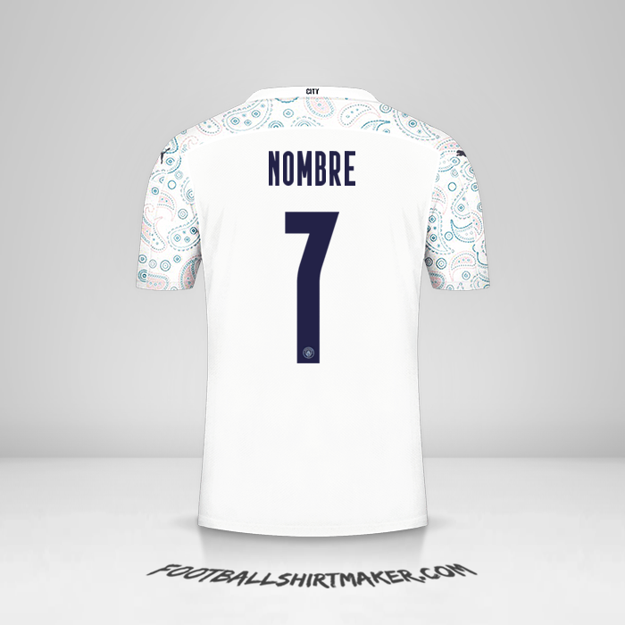 Camiseta Manchester City Cup 2020/21 Tercera -  nombre - 7