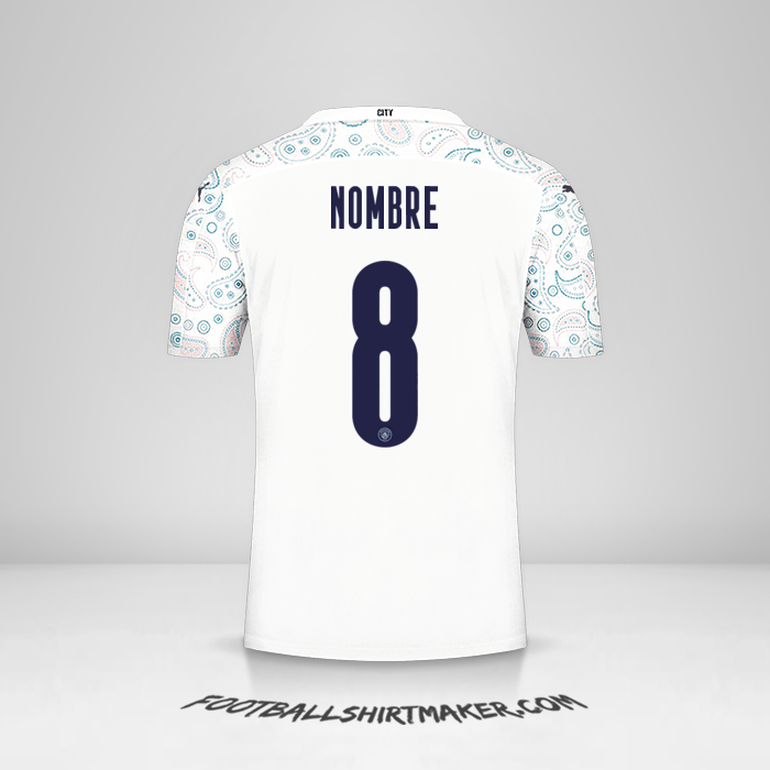 Camiseta Manchester City Cup 2020/21 Tercera -  nombre - 8
