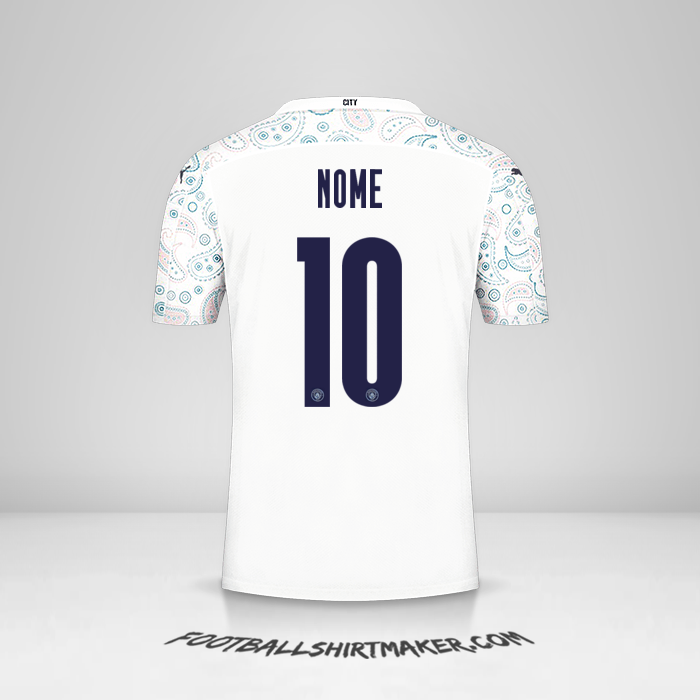 Camisa Manchester City Cup 2020/21 Terceira -  nome - 10