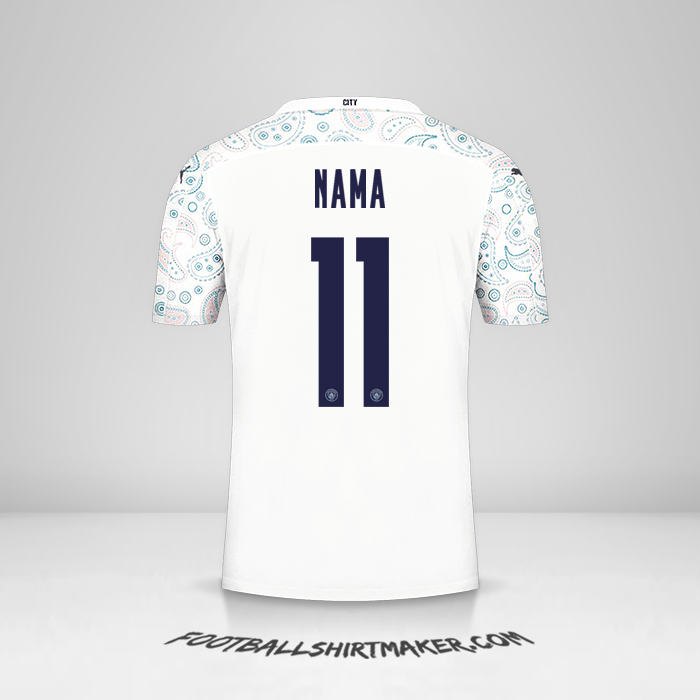 Jersey Manchester City Cup 2020/21 Ketiga -  nama - 11