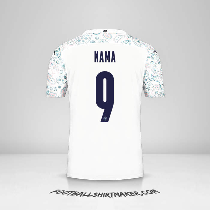 Jersey Manchester City Cup 2020/21 Ketiga -  nama - 9