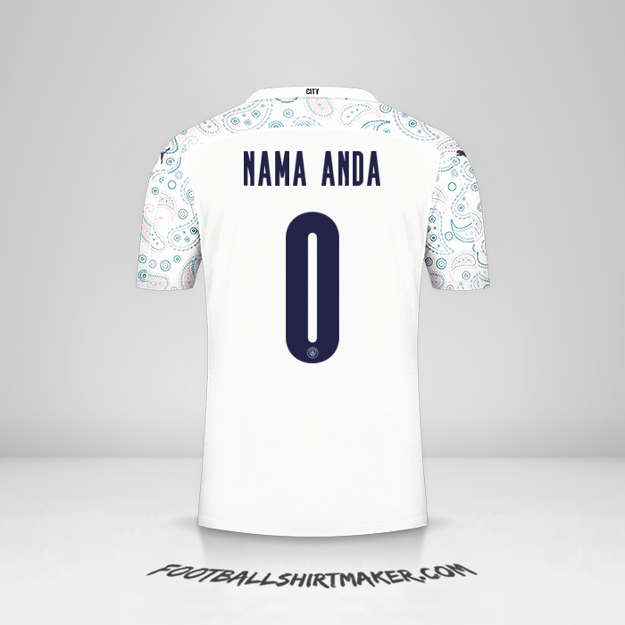 Jersey Manchester City Cup 2020/21 III -  nama anda - 0