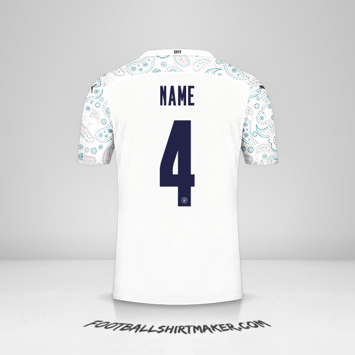 Jersey Manchester City Cup 2020/21 Third -  name - 4