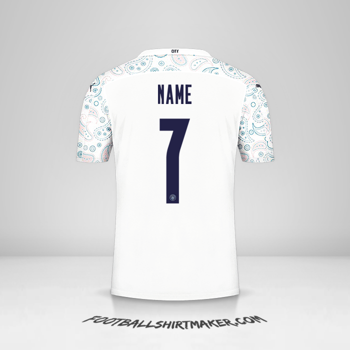 Trikot Manchester City Cup 2020/21 Dritte -  name - 7