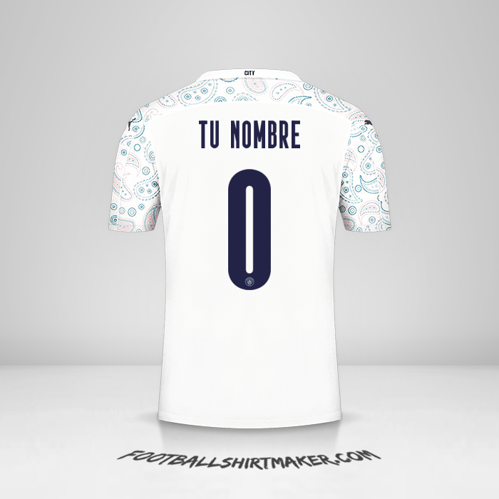 Camiseta Manchester City Cup 2020/21 III -  tu nombre - 0