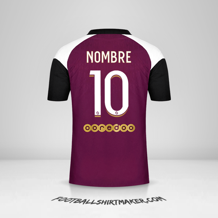 Jersey Paris Saint Germain 2020/21 Tercera -  nombre - 10