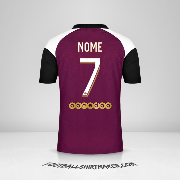 Maglia Paris Saint Germain 2020/21 Terza -  nome - 7