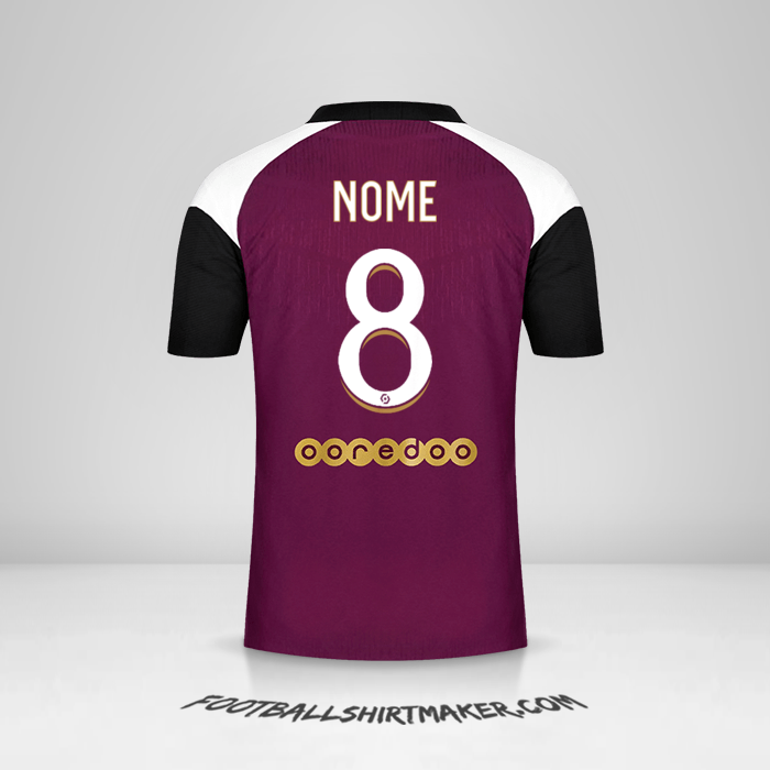 Camisola Paris Saint Germain 2020/21 Terceira -  nome - 8