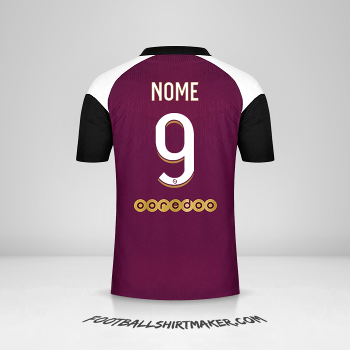 Camisola Paris Saint Germain 2020/21 Terceira -  nome - 9