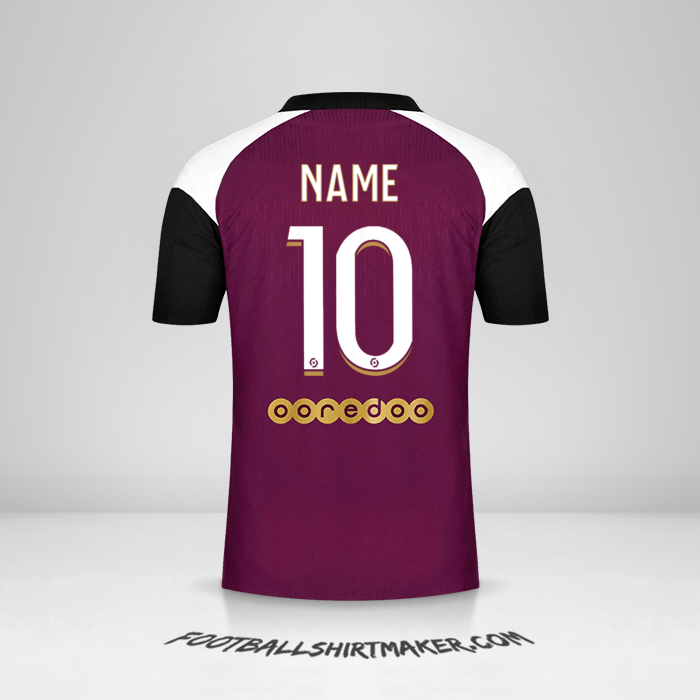 Shirt Paris Saint Germain 2020/21 Third -  name - 10