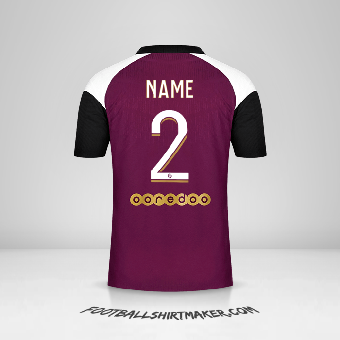 Shirt Paris Saint Germain 2020/21 Third -  name - 2