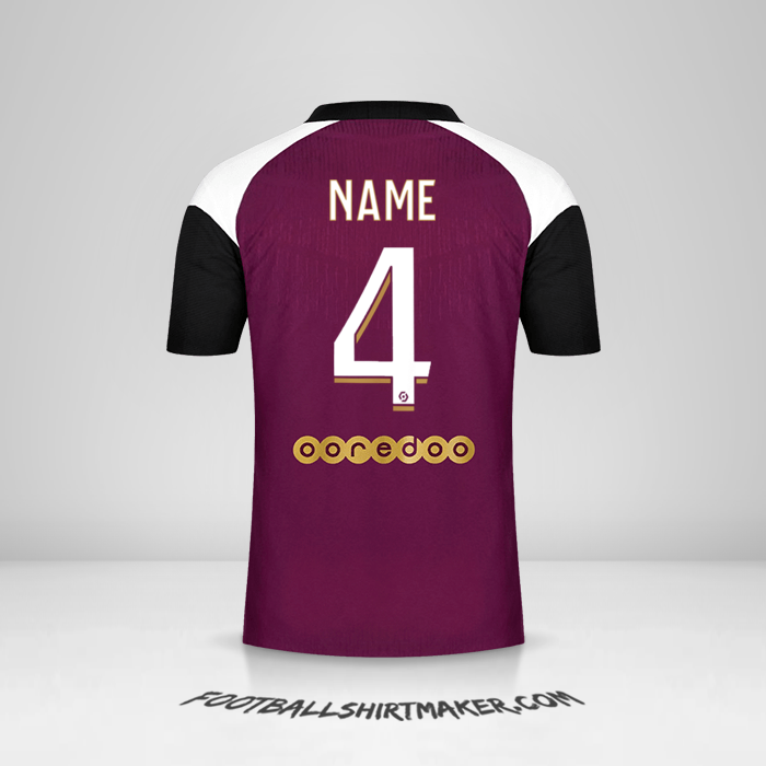 Trikot Paris Saint Germain 2020/21 Dritte -  name - 4