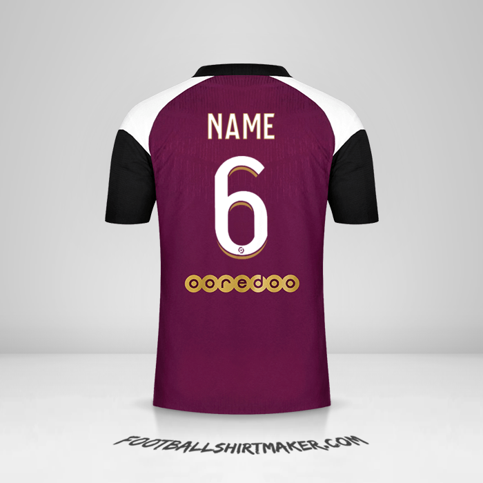 Shirt Paris Saint Germain 2020/21 Third -  name - 6