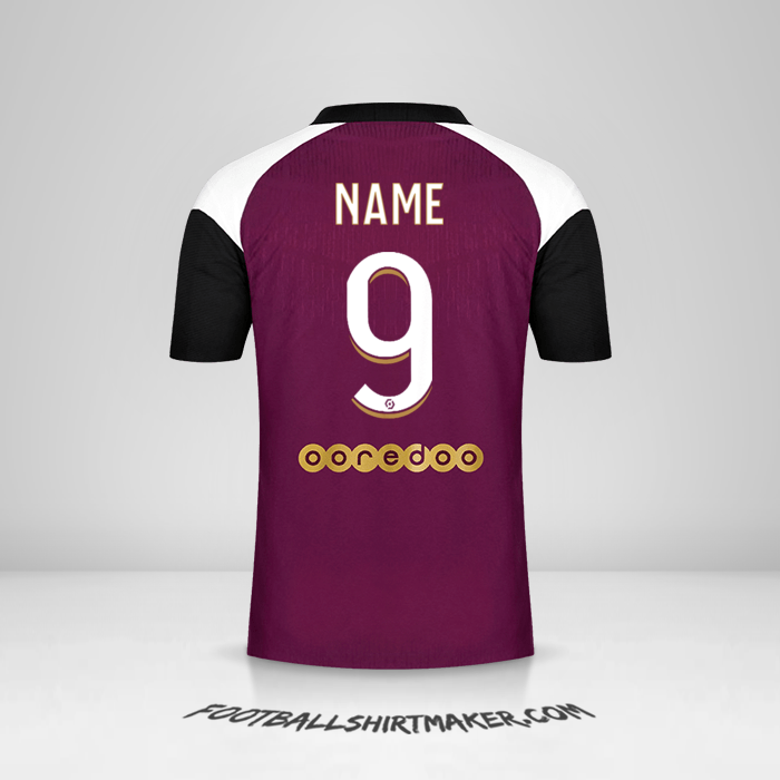 Trikot Paris Saint Germain 2020/21 Dritte -  name - 9