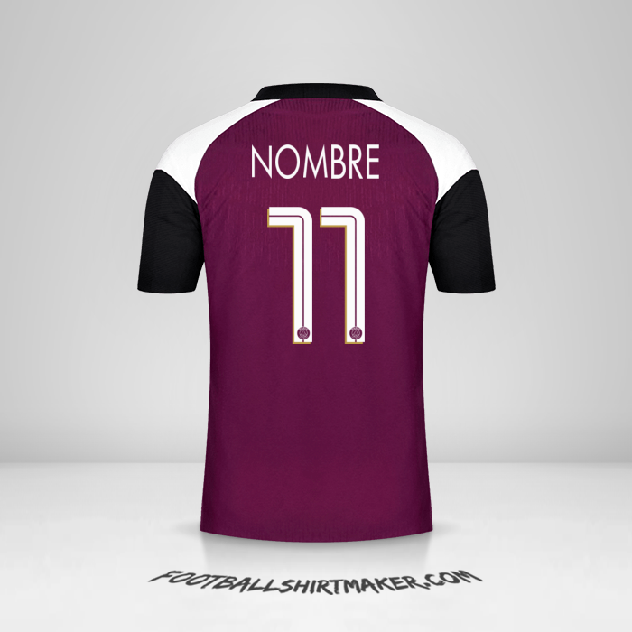 Camiseta Paris Saint Germain Cup 2020/21 Tercera -  nombre - 11