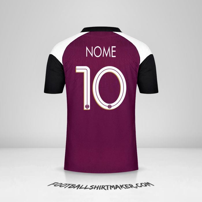 Maglia Paris Saint Germain Cup 2020/21 Terza -  nome - 10