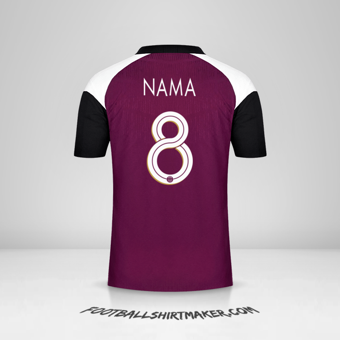Jersey Paris Saint Germain Cup 2020/21 Ketiga -  nama - 8