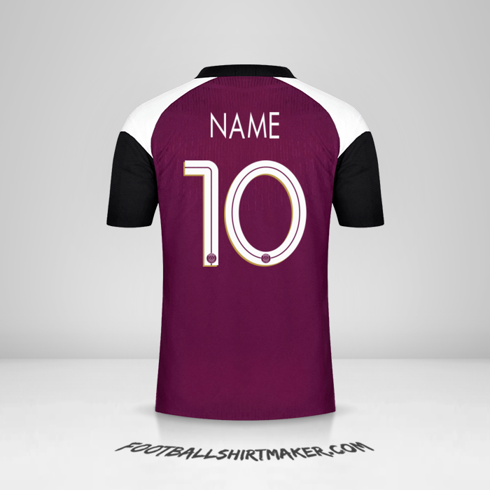 Shirt Paris Saint Germain Cup 2020/21 Third -  name - 10