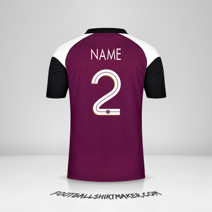 Shirt Paris Saint Germain Cup 2020/21 Third -  name - 2