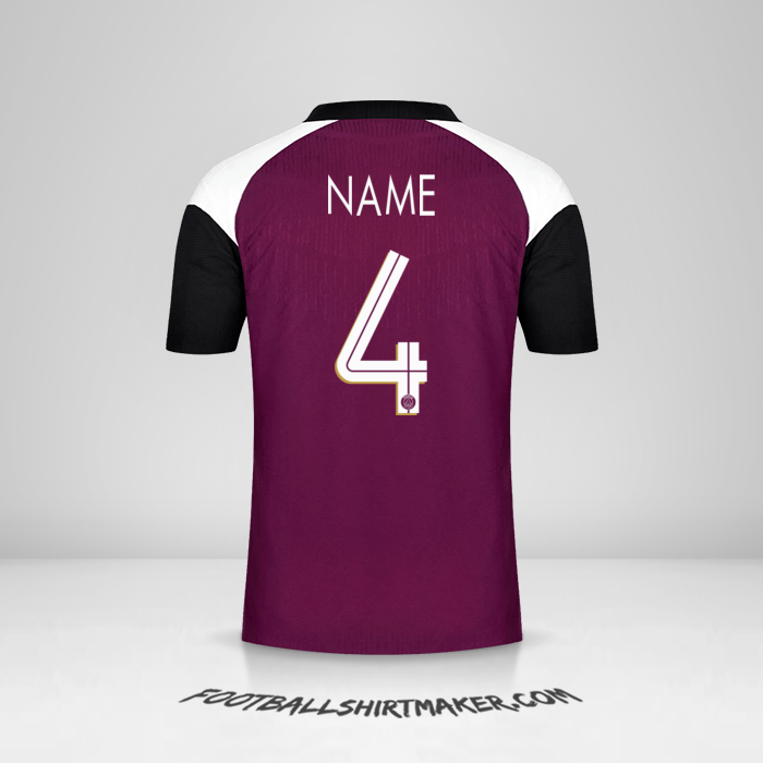 Shirt Paris Saint Germain Cup 2020/21 Third -  name - 4