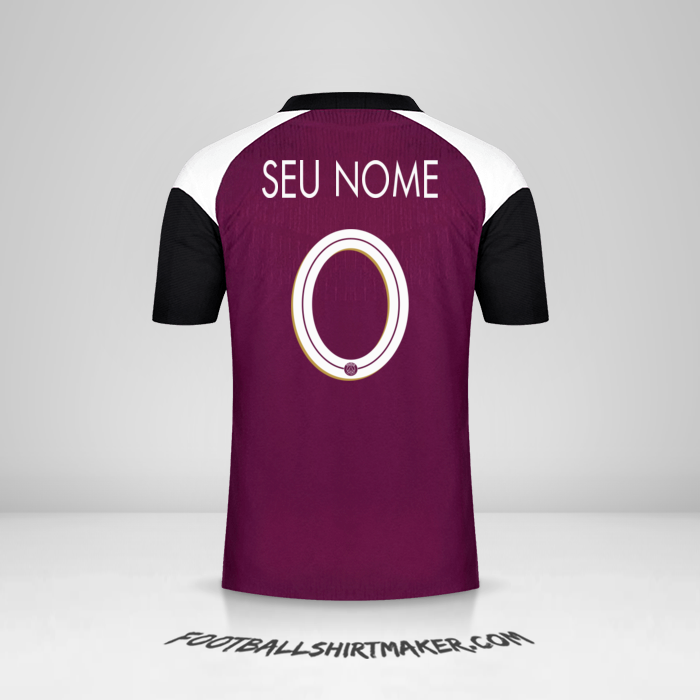 Camisa Paris Saint Germain Cup 2020/21 III -  seu nome - 0