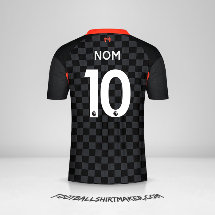 Maillot Liverpool FC 2020/21 Troisième -  nom - 10
