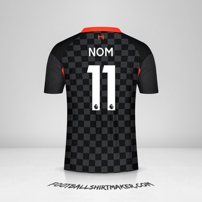 Maillot Liverpool FC 2020/21 Troisième -  nom - 11