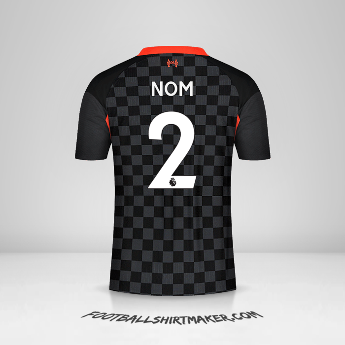 Maillot Liverpool FC 2020/21 Troisième -  nom - 2