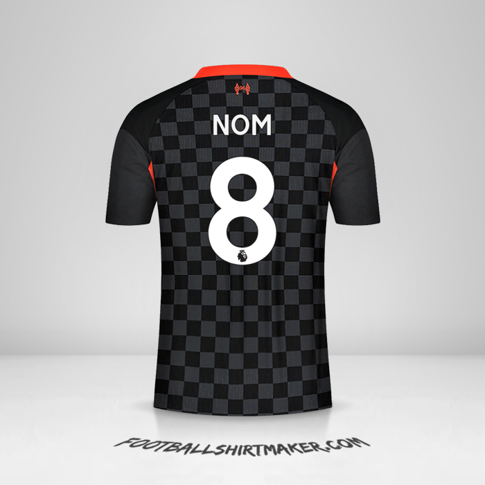 Maillot Liverpool FC 2020/21 Troisième -  nom - 8