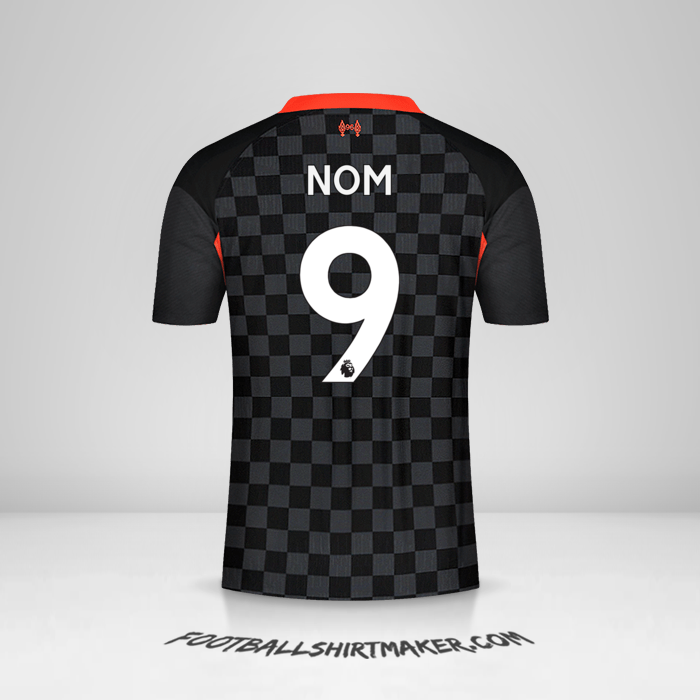 Maillot Liverpool FC 2020/21 Troisième -  nom - 9