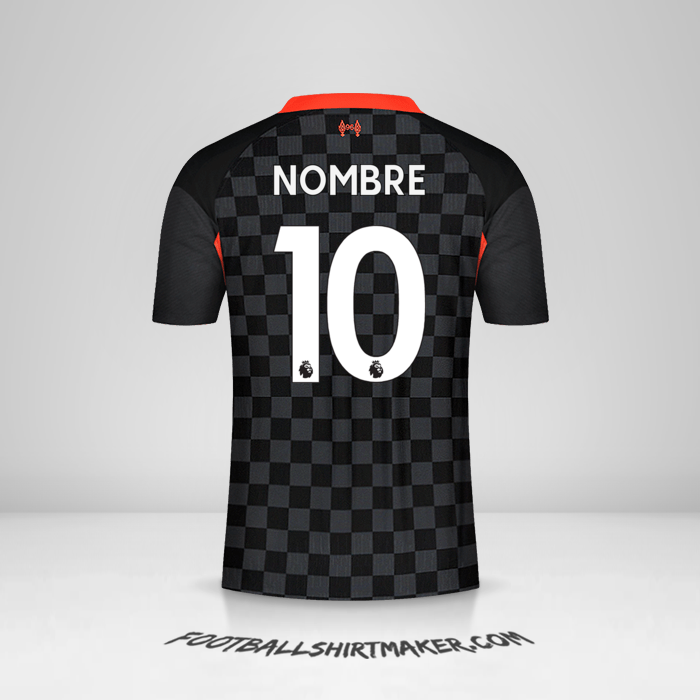 Jersey Liverpool FC 2020/21 Tercera -  nombre - 10