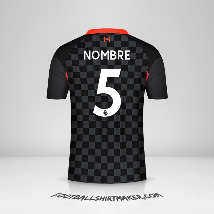 Jersey Liverpool FC 2020/21 Tercera -  nombre - 5