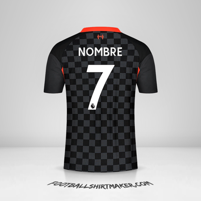 Jersey Liverpool FC 2020/21 Tercera -  nombre - 7