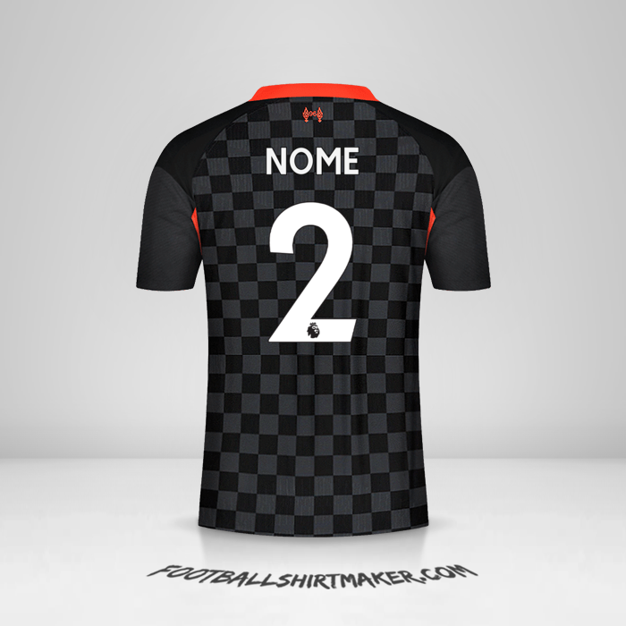 Maglia Liverpool FC 2020/21 Terza -  nome - 2