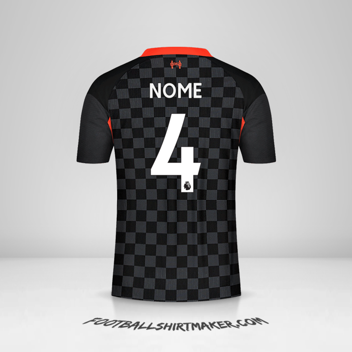 Maglia Liverpool FC 2020/21 Terza -  nome - 4